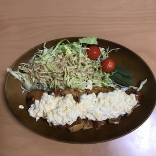 卵を使わない！揚げずにチキン南蛮